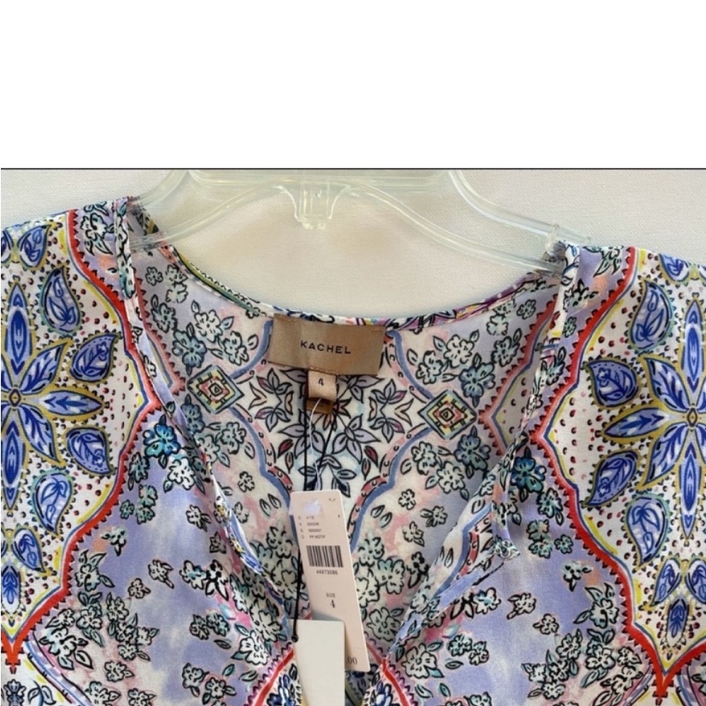 Anthropologie boho La Rue silk blouse by Kachel - Picture 4 of 7